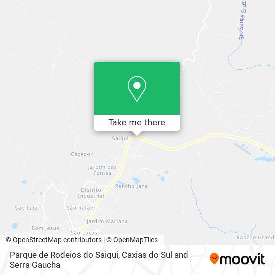 Parque de Rodeios do Saiqui map