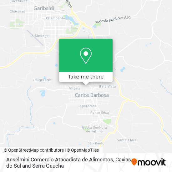 Anselmini Comercio Atacadista de Alimentos map