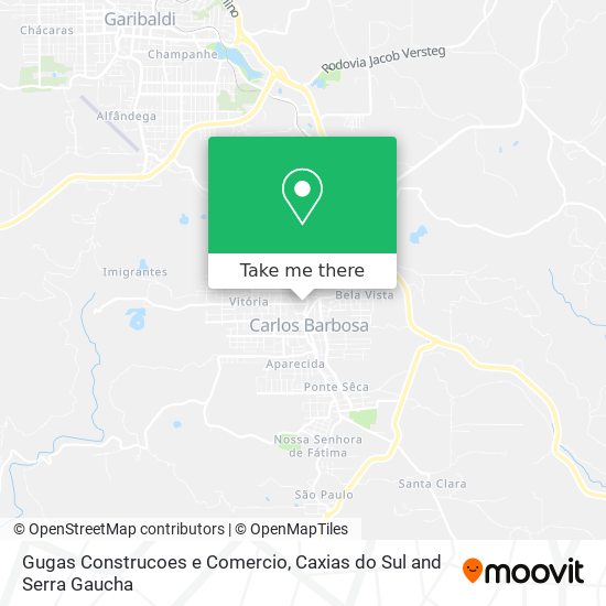 Gugas Construcoes e Comercio map