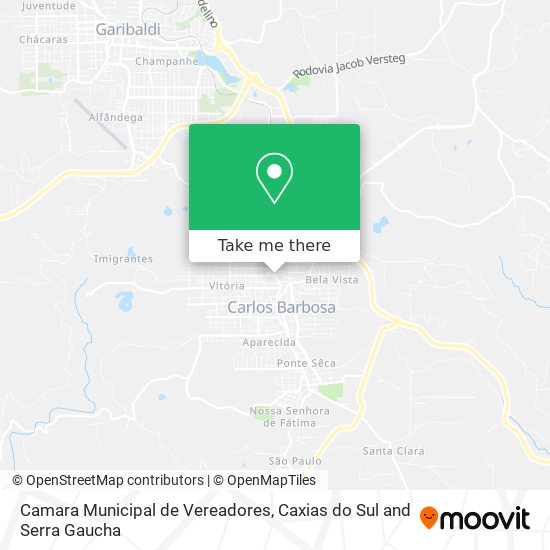 Camara Municipal de Vereadores map