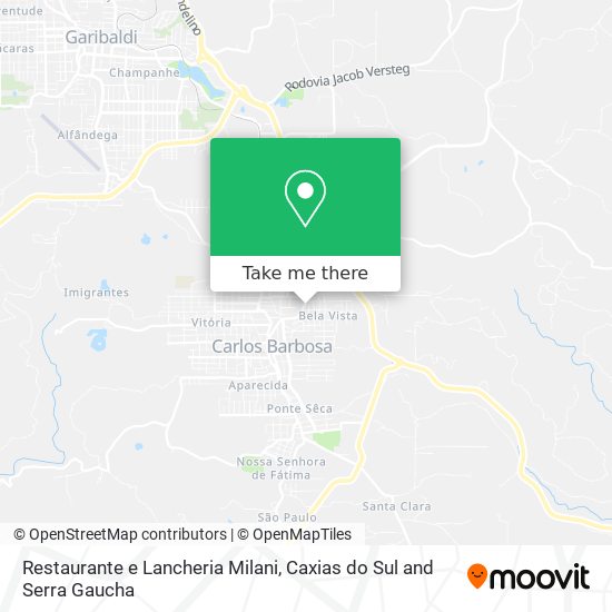 Restaurante e Lancheria Milani map