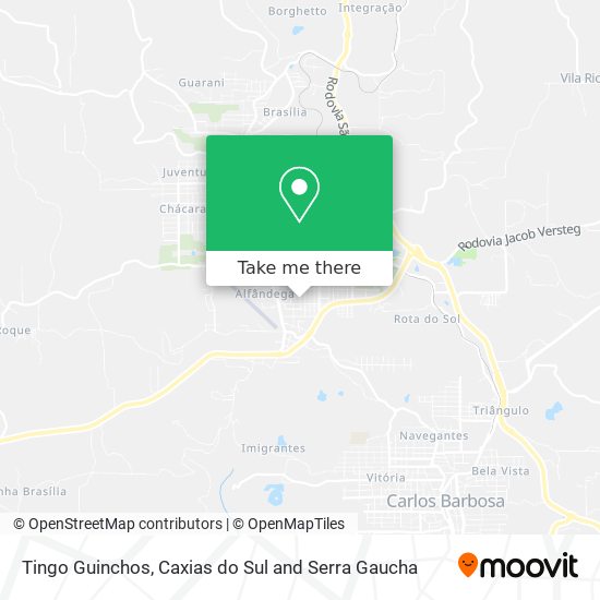 Tingo Guinchos map