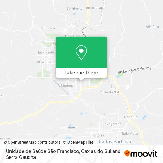 Unidade de Saúde São Francisco map