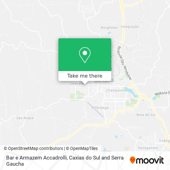 Bar e Armazem Accadrolli map