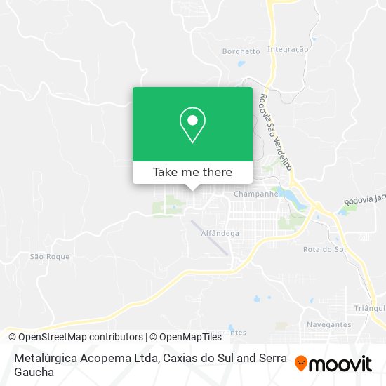 Metalúrgica Acopema Ltda map