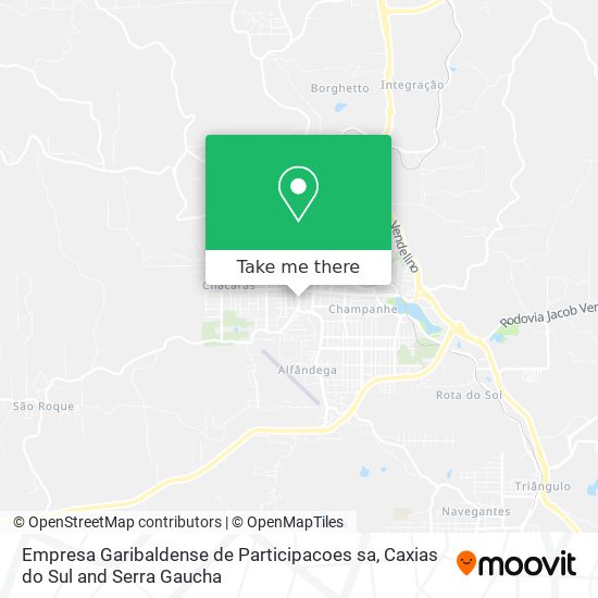 Empresa Garibaldense de Participacoes sa map