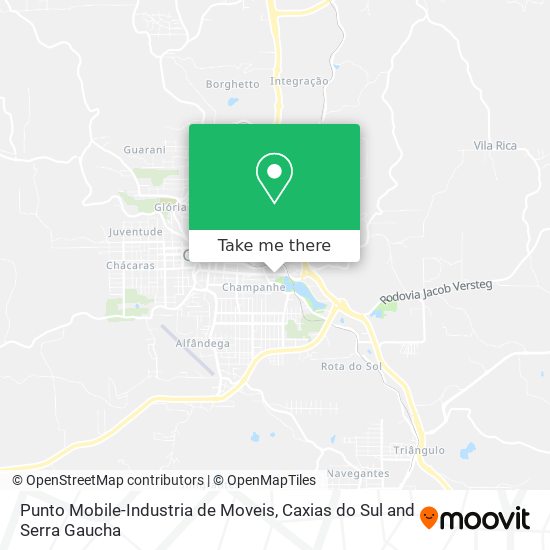 Punto Mobile-Industria de Moveis map