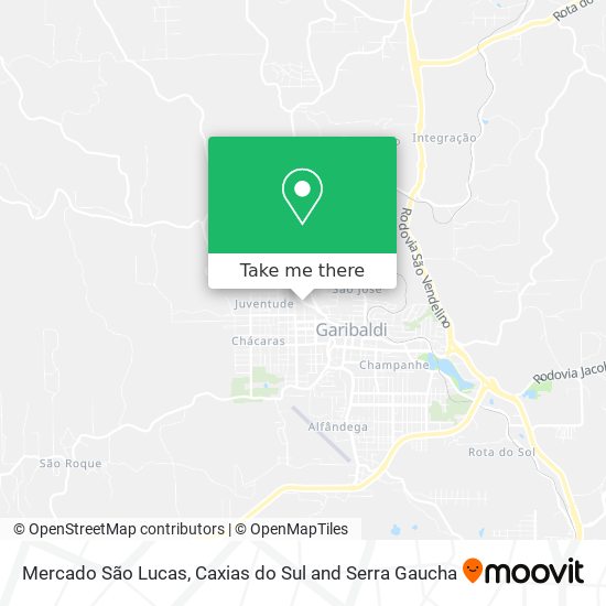 Mercado São Lucas map