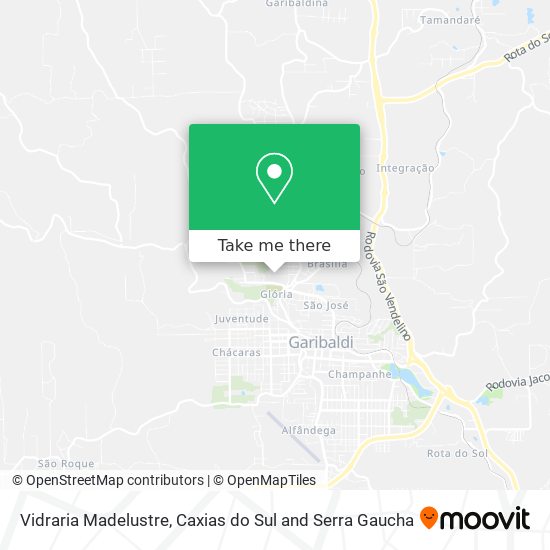 Vidraria Madelustre map