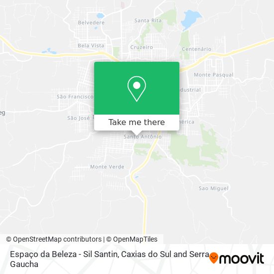 Espaço da Beleza - Sil Santin map