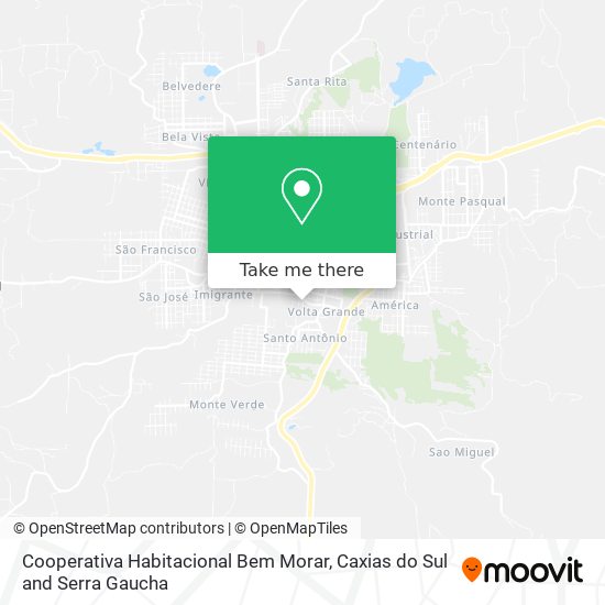 Cooperativa Habitacional Bem Morar map