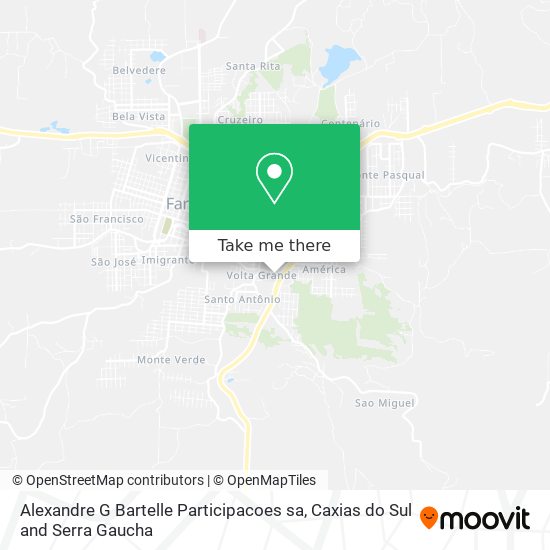 Alexandre G Bartelle Participacoes sa map