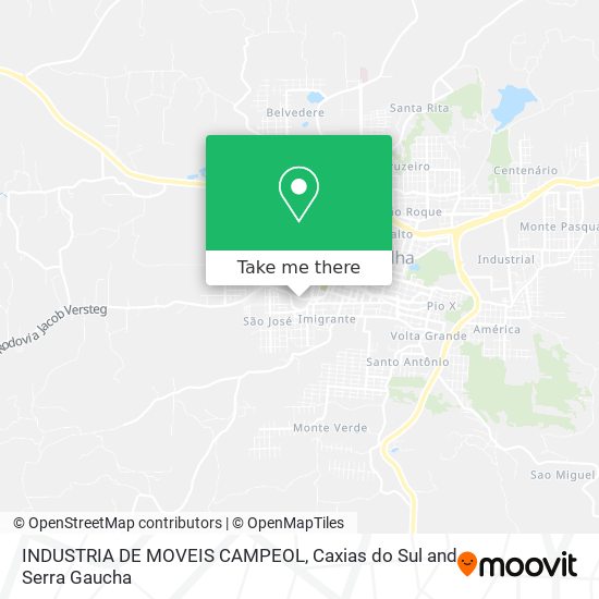 INDUSTRIA DE MOVEIS CAMPEOL map