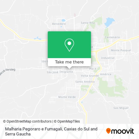Malharia Pegoraro e Fumagali map