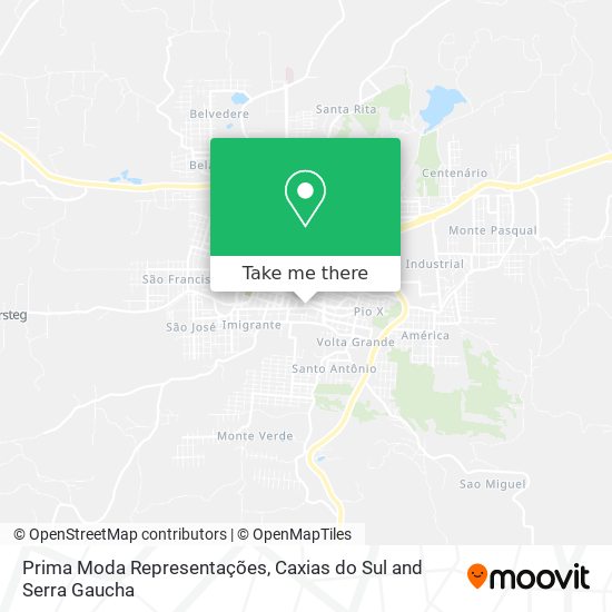 Prima Moda Representações map