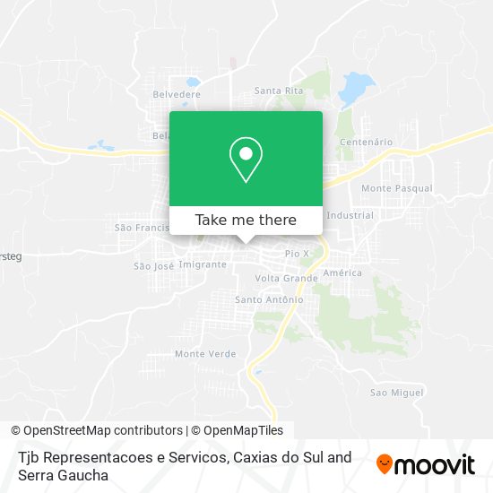 Tjb Representacoes e Servicos map