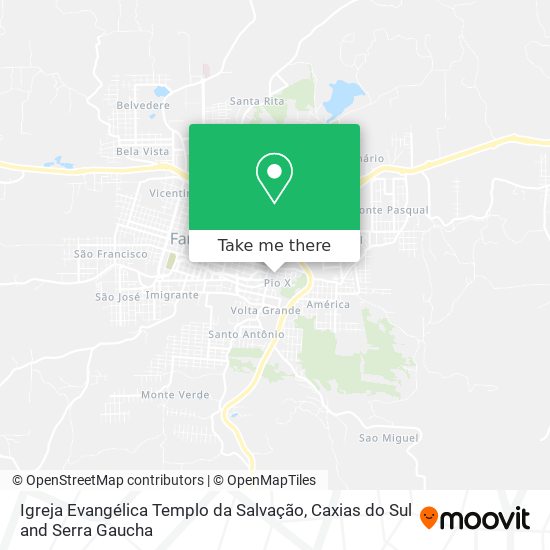 Igreja Evangélica Templo da Salvação map