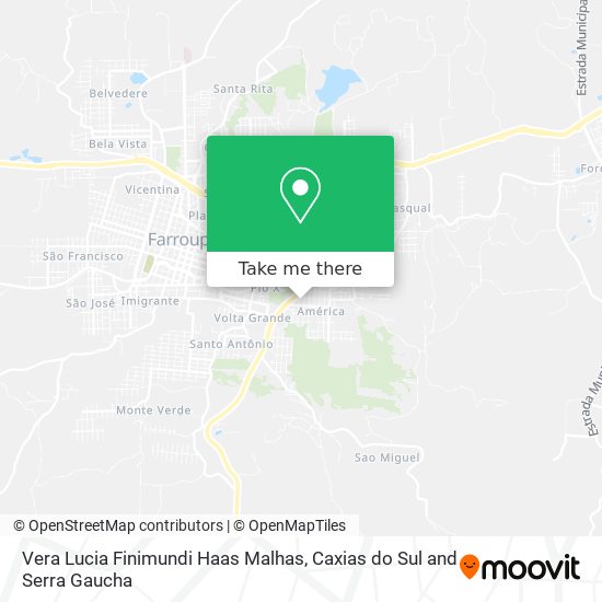 Vera Lucia Finimundi Haas Malhas map