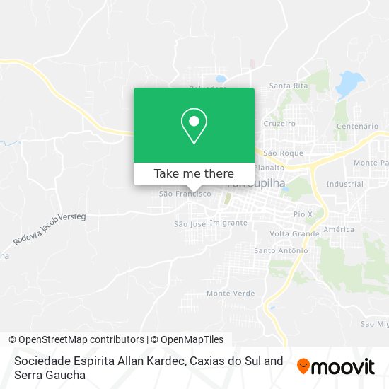 Sociedade Espirita Allan Kardec map