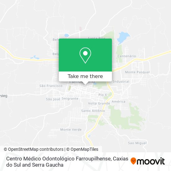 Centro Médico Odontológico Farroupilhense map