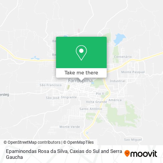 Epaminondas Rosa da Silva map
