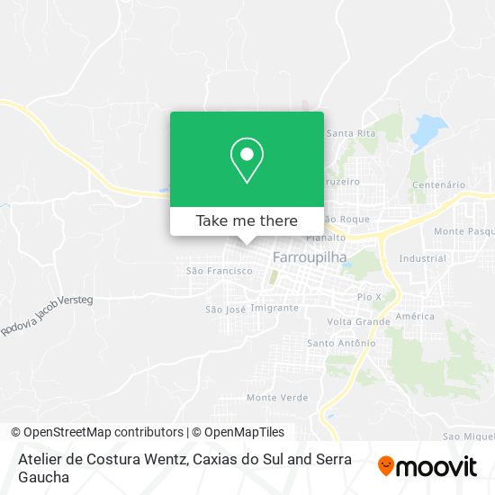 Atelier de Costura Wentz map