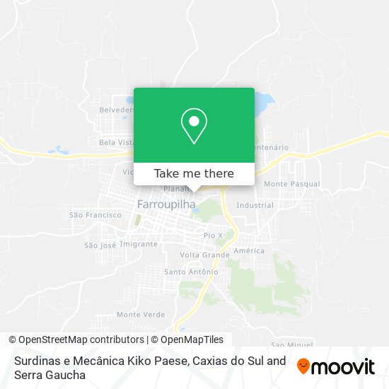 Surdinas e Mecânica Kiko Paese map