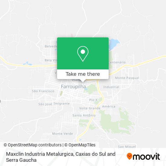 Maxclin Industria Metalurgica map
