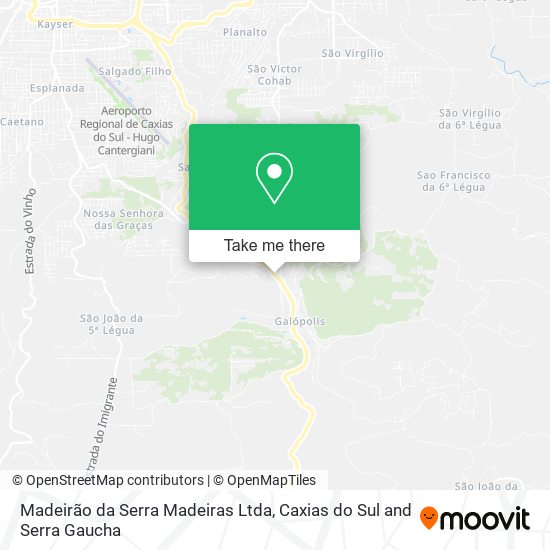 Madeirão da Serra Madeiras Ltda map