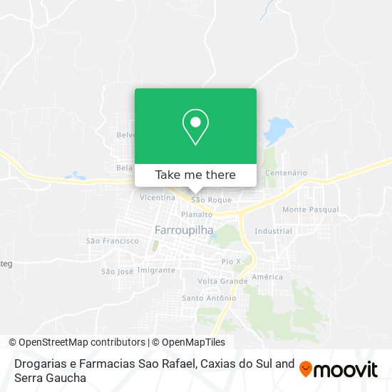 Drogarias e Farmacias Sao Rafael map