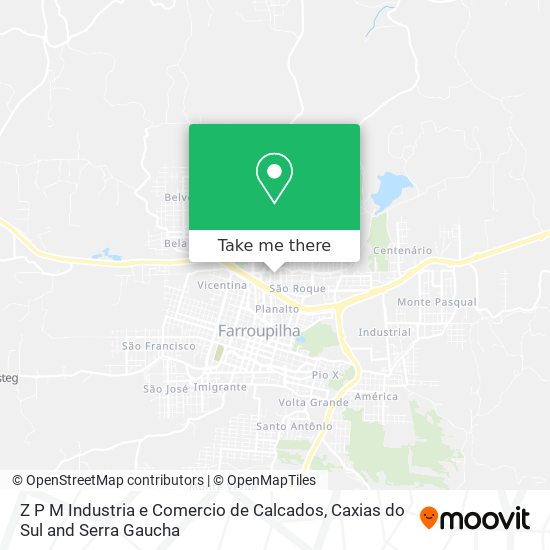 Z P M Industria e Comercio de Calcados map