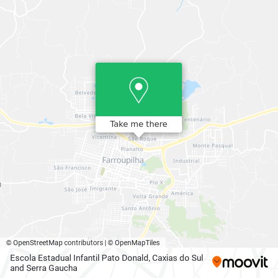 Escola Estadual Infantil Pato Donald map