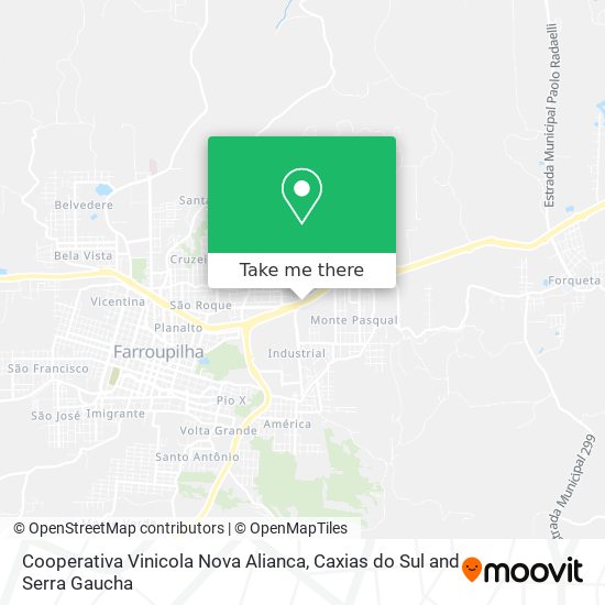 Cooperativa Vinicola Nova Alianca map