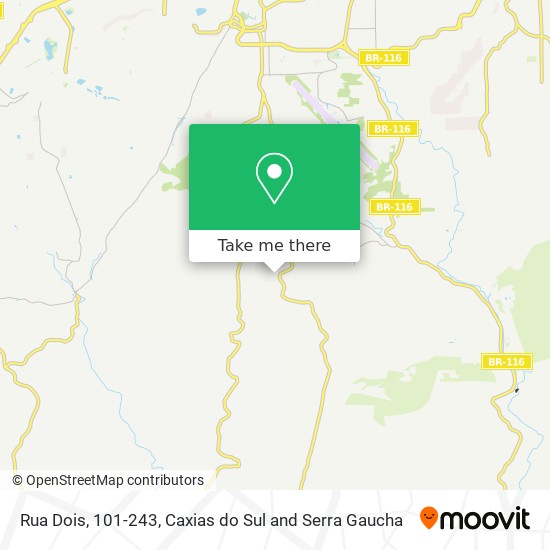 Rua Dois, 101-243 map