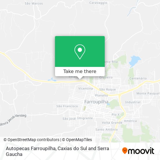 Autopecas Farroupilha map