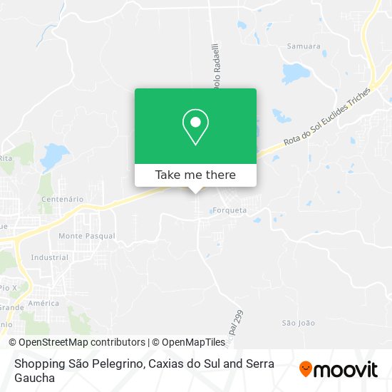 Mapa Shopping São Pelegrino