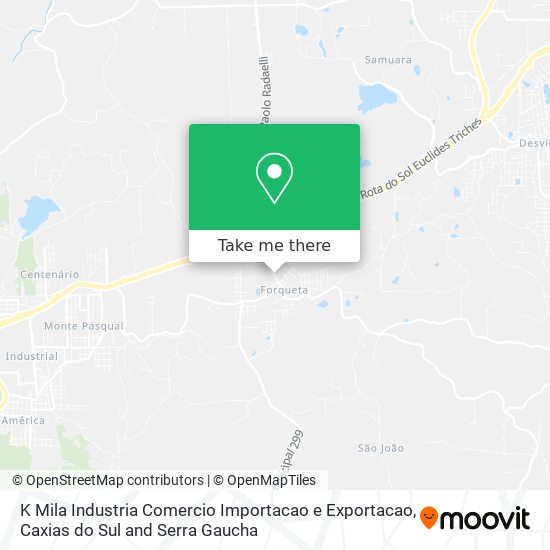 Mapa K Mila Industria Comercio Importacao e Exportacao