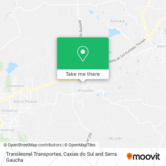 Transleonel Transportes map