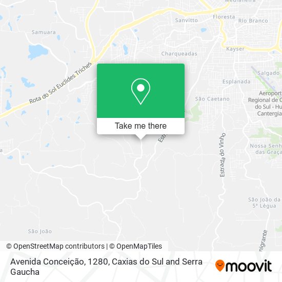 Avenida Conceição, 1280 map