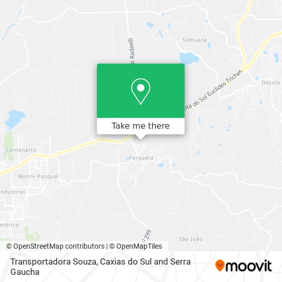 Transportadora Souza map