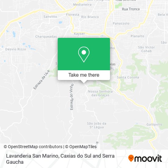 Lavanderia San Marino map