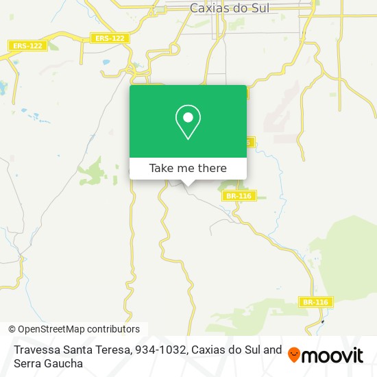 Travessa Santa Teresa, 934-1032 map