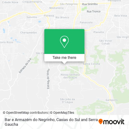 Bar e Armazém do Negrinho map