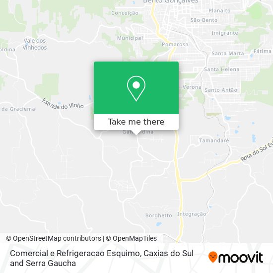 Comercial e Refrigeracao Esquimo map