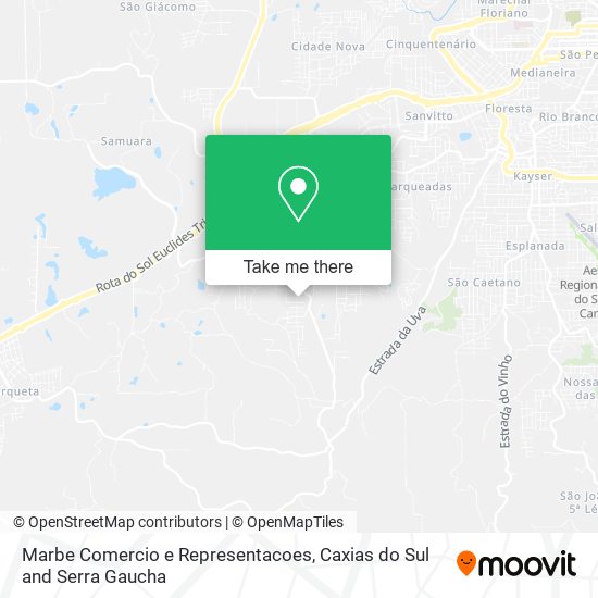 Marbe Comercio e Representacoes map