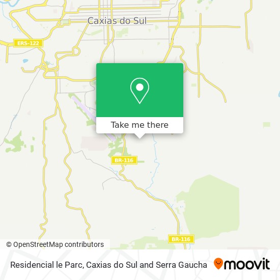 Residencial le Parc map