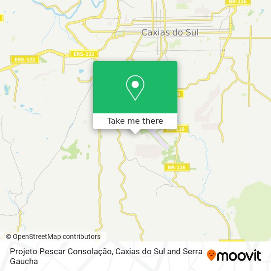 Projeto Pescar Consolação map