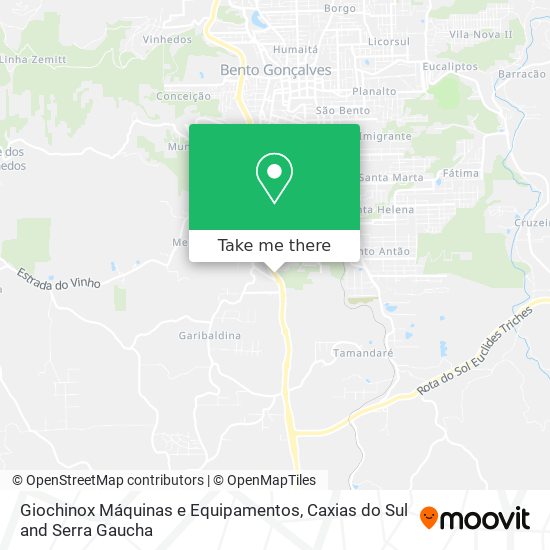 Giochinox Máquinas e Equipamentos map