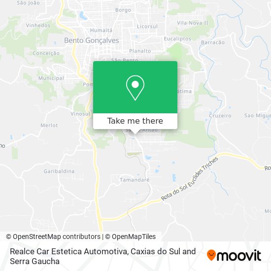 Realce Car Estetica Automotiva map