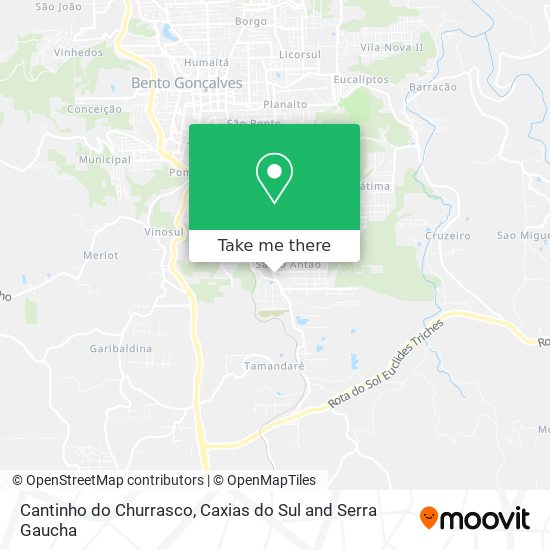 Cantinho do Churrasco map